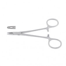 Derf Needle Holder One Fenestrated Jaw Stainless Steel, 12 cm - 4 3/4"